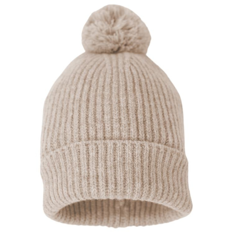 Lodger Hatter Folklore merino vilnas cepure, Beige, 6-12m - HTM 630_6-12