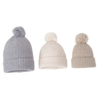 Lodger Hatter Folklore merino vilnas cepure, Beige, 6-12m - HTM 630_6-12