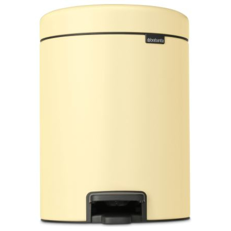 Brabantia atkritumu tvertne ar pedāli NewIcon, 5L, Mellow Jellow - 233784