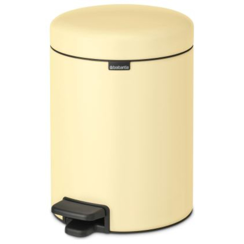 Brabantia atkritumu tvertne ar pedāli NewIcon, 5L, Mellow Jellow - 233784