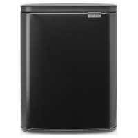 Brabantia atkritumu tvertne Bo, 12l, Matt Black - 230363