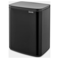 Brabantia atkritumu tvertne Bo, 12l, Matt Black - 230363