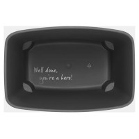 Brabantia atkritumu tvertne Bo, 12l, Matt Black - 230363