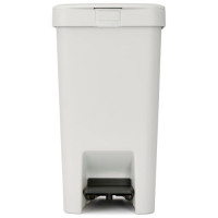 Brabantia atkritumu tvertne ar pedāli StepUp,16 l, Light Grey - 800221