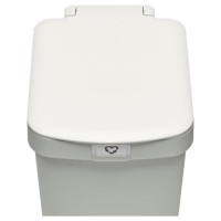 Brabantia atkritumu tvertne ar pedāli StepUp,16 l, Light Grey - 800221
