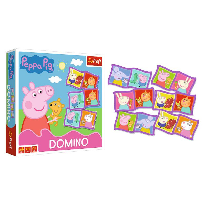 Trefl PEPPA PIG Galda spēle Domino