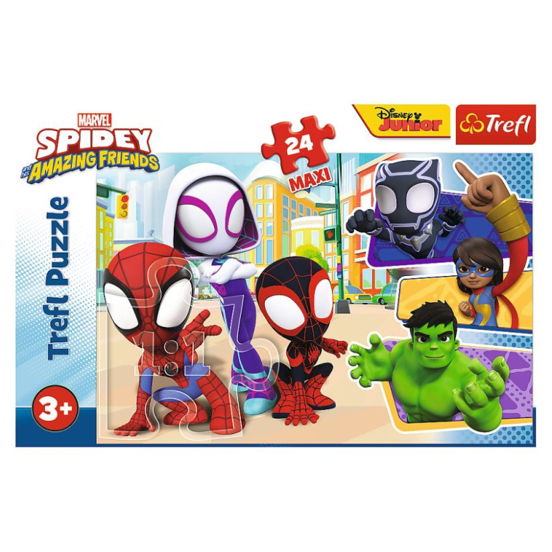 Trefl SPIDER-MAN Puzle Spidey, 24 gab.