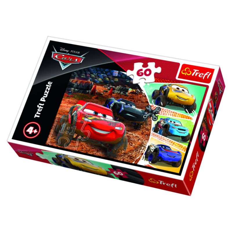 Trefl CARS Puzle Vāģi, 60 gab.