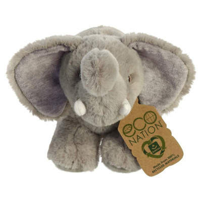 Eco Nation AURORA Eco Nation Plī&scaron;a rotaļlieta Zilonis, 15 cm