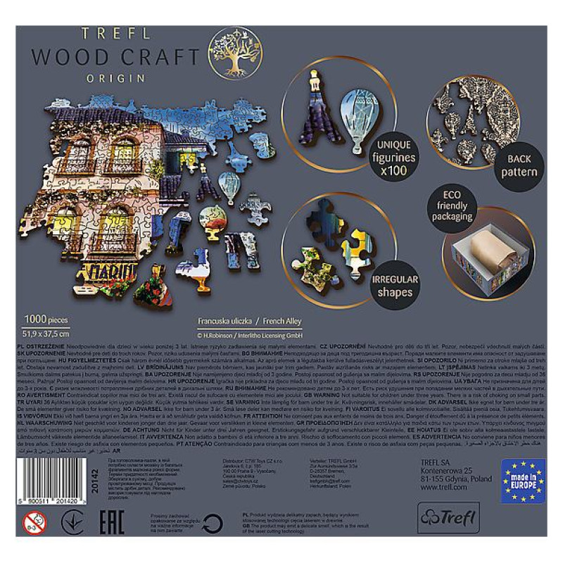 Trefl Koka puzle - Franču aleja, 1000gb