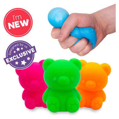 Tobar SCRUNCHEMS Aromatizēts spaidāmais lācītis neona krāsā