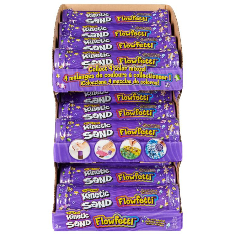 Kinetic Sand Rotaļu komplekts &acute;&acute;Flowfetti Tube&acute;&acute;