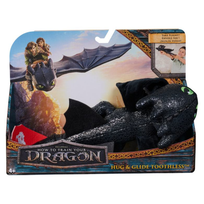 Dragons Plī&scaron;a rotaļlieta Toothless, 30 cm