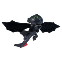 Dragons Plīša rotaļlieta Toothless, 30 cm