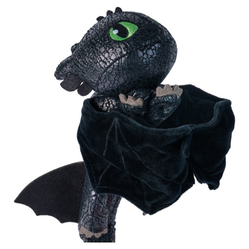 Dragons Plī&scaron;a rotaļlieta Toothless, 30 cm