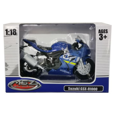 MSZ Miniatūrais modelis - SUZUKI GSR-R1000, mērogs 1:18