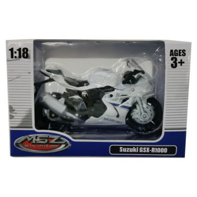 MSZ Miniatūrais modelis - SUZUKI GSR-R1000, mērogs 1:18