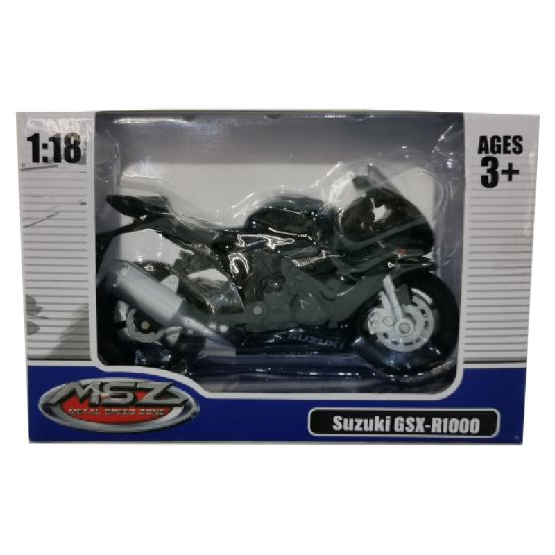 MSZ Miniatūrais modelis - SUZUKI GSR-R1000, mērogs 1:18