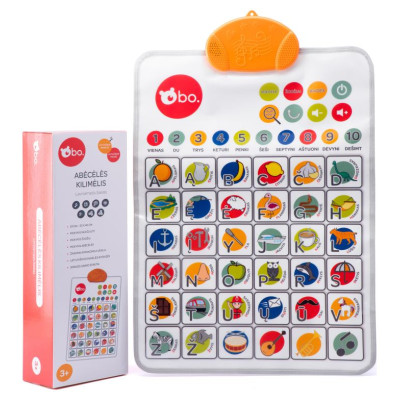 BO. Обучающая игрушка - Коврик-азбука, на литовском языке