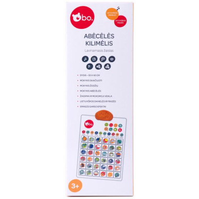 BO. Обучающая игрушка - Коврик-азбука, на литовском языке
