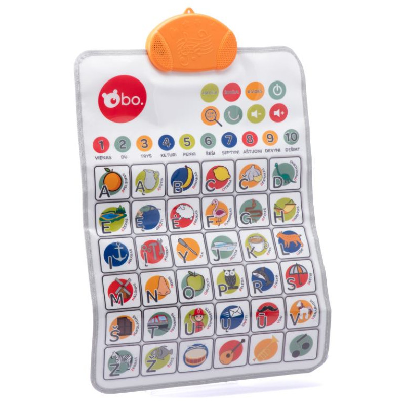 BO. Обучающая игрушка - Коврик-азбука, на литовском языке