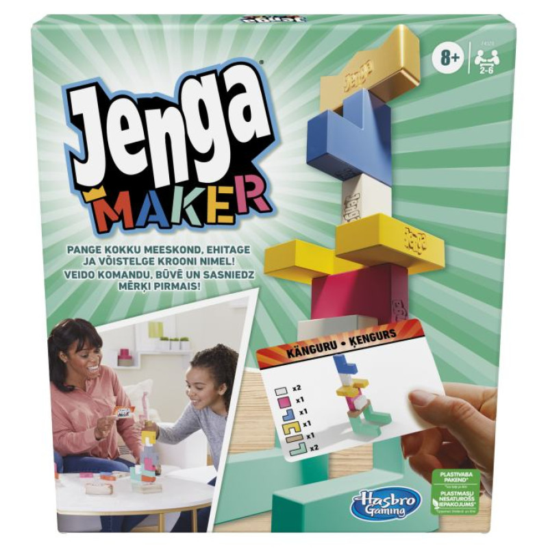 Hasbro Gaming JENGA Galda spēle "Jenga Maker" (igauņu un latvie&scaron;u val.)