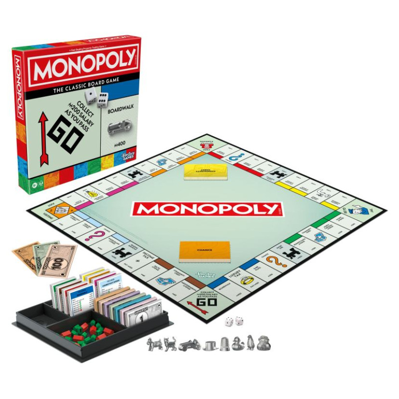 Monopoly Настольная игра Классическая Монополия (на литовском языке.)