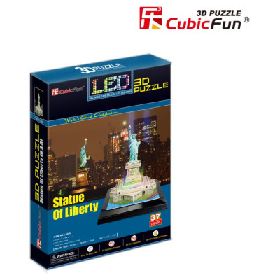 Cubic Fun CUBICFUN LED 3D puzle Brīvības statuja