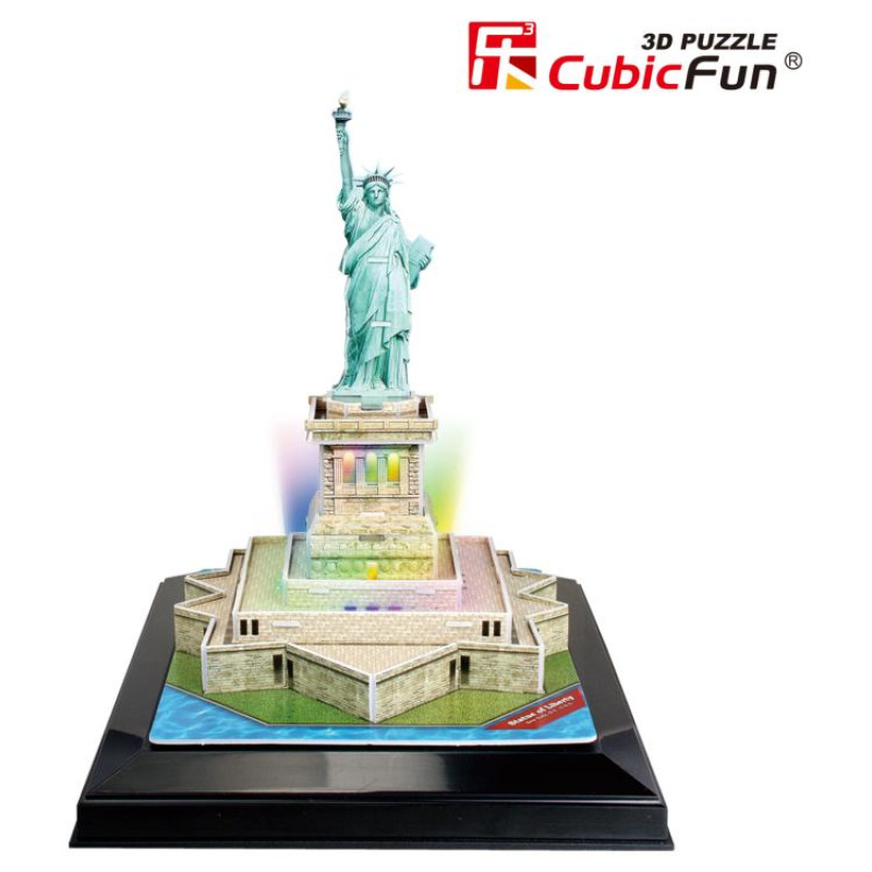 Cubic Fun CUBICFUN LED 3D puzle Brīvības statuja