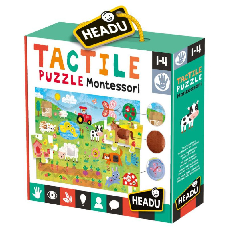 Headu Montesori taktilā puzle