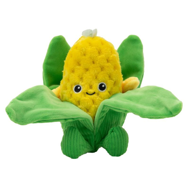 Living On The Veg S2 Mīkstā rotaļlieta kukurūzas vālīte Cornies, 15 cm