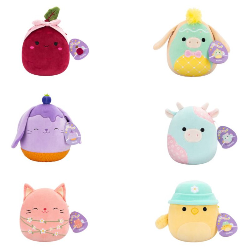 Squishmallows Plī&scaron;a rotaļlieta, Lieldienu sērija, 19 cm