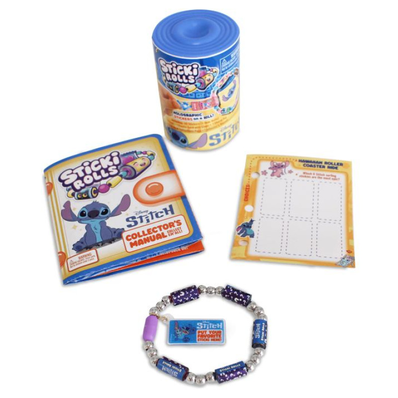 Sticki Rolls STITCH Rokassprādze ar aksesuāriem un uzlīmēm