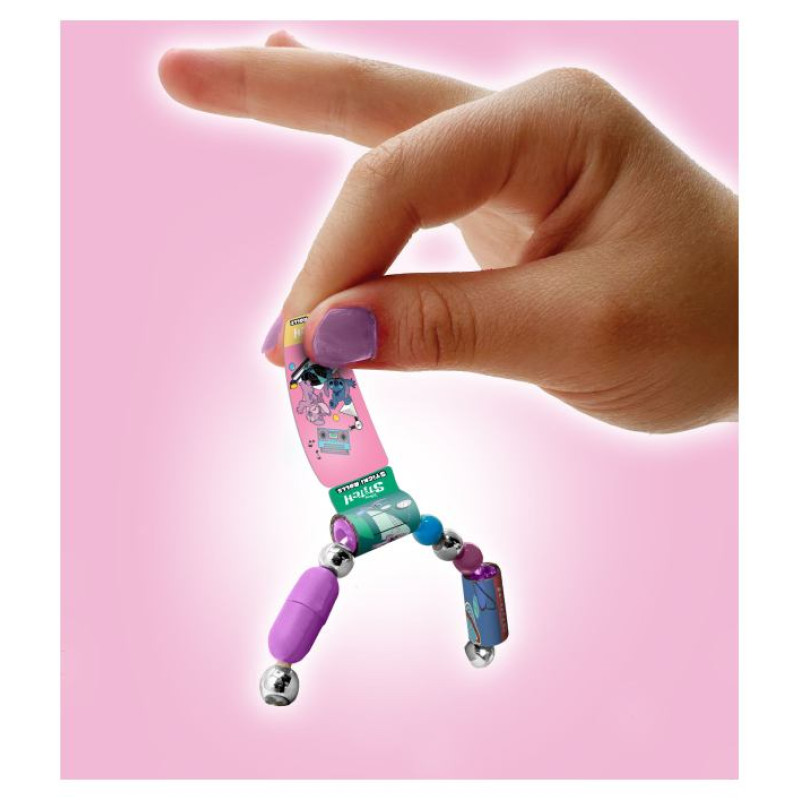 Sticki Rolls STITCH Rokassprādze ar aksesuāriem un uzlīmēm