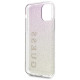 Guess GUHCN65PCUGLGPI iPhone 11 Pro Max rose gold/gold pink hard case Gradient Glitter
