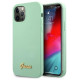 Guess GUHCP12MLSLMGGN iPhone 12/12 Pro 6.1" green/green hardcase Metal Logo Script