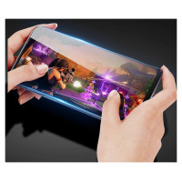 Dux Ducis 9D Tempered Glass Tough Screen Protector Full Coveraged with Frame for OnePlus Nord N200 5G black (case friendly)