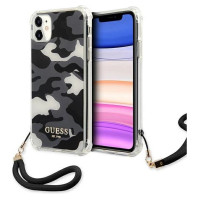 Guess GUHCN61KSARBK iPhone 11 6.1" / Xr black/black hardcase Camo Collection