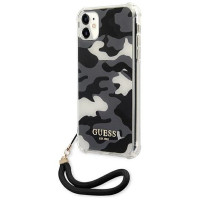 Guess GUHCN61KSARBK iPhone 11 6.1" / Xr black/black hardcase Camo Collection