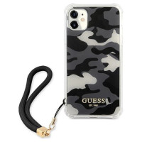 Guess GUHCN61KSARBK iPhone 11 6.1" / Xr black/black hardcase Camo Collection