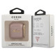 Guess GUA2SASMP AirPods cover pink/pink Saffiano Script Metal Collection