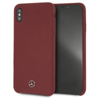 Mercedes MEHCI65SILRE iPhone Xs Max czerwony/red hardcase Silicone Line