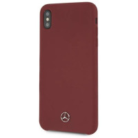 Mercedes MEHCI65SILRE iPhone Xs Max czerwony/red hardcase Silicone Line