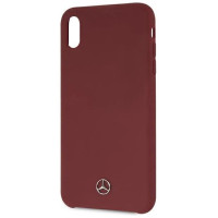 Mercedes MEHCI65SILRE iPhone Xs Max czerwony/red hardcase Silicone Line