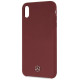 Mercedes MEHCI65SILRE iPhone Xs Max czerwony/red hardcase Silicone Line