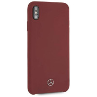 Mercedes MEHCI65SILRE iPhone Xs Max czerwony/red hardcase Silicone Line
