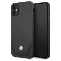 BMW Etui BMW BMHCN61RSWPK iPhone 11 6,1" / Xr czarny/black hardcase Leather Perforate