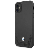 BMW Etui BMW BMHCN61RSWPK iPhone 11 6,1" / Xr czarny/black hardcase Leather Perforate