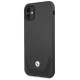 BMW Etui BMW BMHCN61RSWPK iPhone 11 6,1" / Xr czarny/black hardcase Leather Perforate