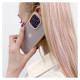 Kingxbar Plain Series case cover for iPhone 13 Pro silicone cover pink